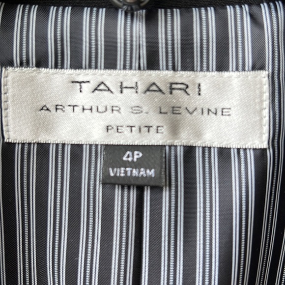 NWT Tahari Arthur S Levine Women’s Black Blazer Jacket - Picture 4 of 9
